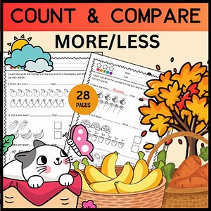 Comparing Numbers with Pictures | More or Less | K.-Grade 1