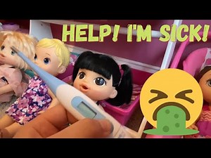 Baby Alive Sick and Puking - Help STOP The Throw Up and Fever (Will Medicine Help Stop The Pain?)