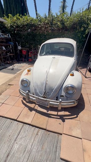 1967 VW BUG PROJECT, start up time so i can move it around #vw #vwbug #project #calbug #67heaven | Phil Adam