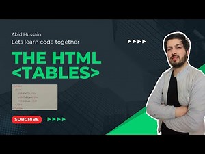 HTML Tables: How to Create and Style Tables in HTML