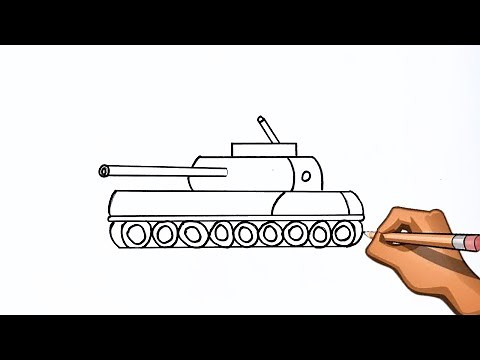 Tank drawing easy , Army tank drawing video , ARTMADENOW