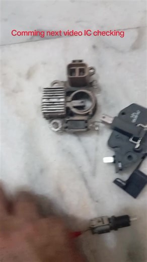 how to check IC voltage regulator of a alternator