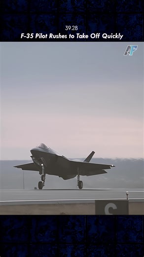 F-35 Pilot Rushes to Take Off Quickly | #military #usmilitary #airforce #usairforce #aviation
