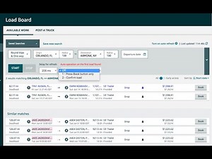 Amazon relay auto-booker v. 3.2