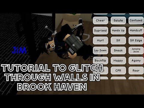 How to glitch through walls in Brookhaven | Roblox