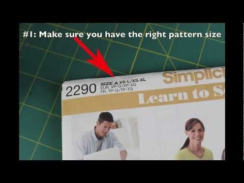 Beginner Sewing Series: Part 1- Simplicity Pattern 2290