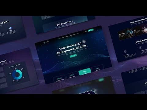 🚀 Bluerit : Metaverse Web3.0 HTML5 Template | Next-Gen Web Design for Blockchain Projects