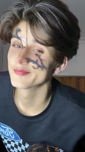 Stylized Snake Graphic Shirt Fashion Showcase