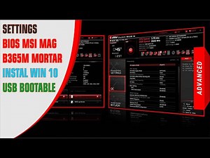 MSI Bios Install Win 10