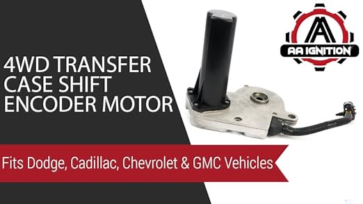 4WD Transfer Case Shift Encoder Motor - Fits Chevy Silverado, Tahoe, Avalanche, Suburban, Dodge Ram 