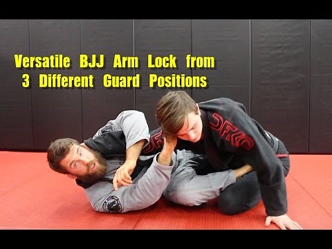 Versatile BJJ Arm Lock from 3 Different Guard Positions