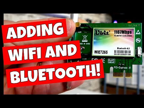 How To Add WiFi Bluetooth & Wireless To Your PC