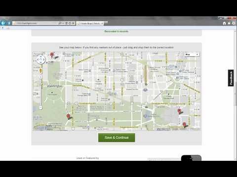 How to make a Google map using Batchgeo