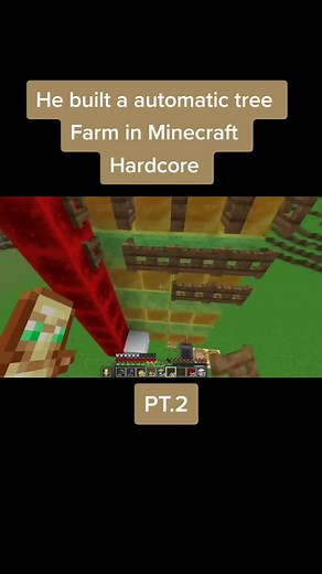 How to Build an Auto Tree Farm in Minecraft: Hardcore Edition