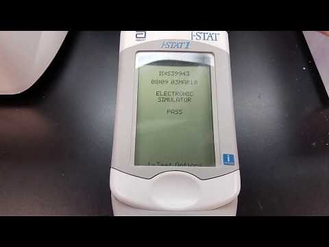 I-STAT Electronic Simulator