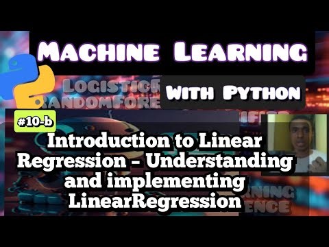 Linear Regression Using Scikit-Learn in Python | Chapter 10B Machine Learning Tutorial