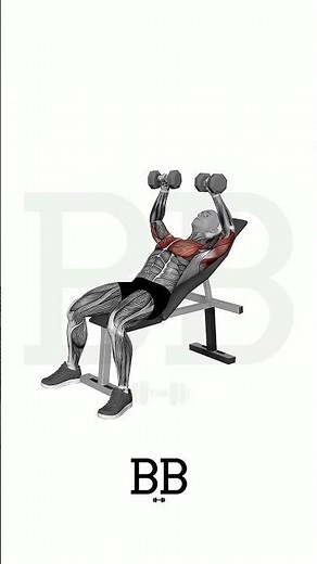 Dumbbell Incline Bench Press (CHEST): Build Your Upper Chest! 💪