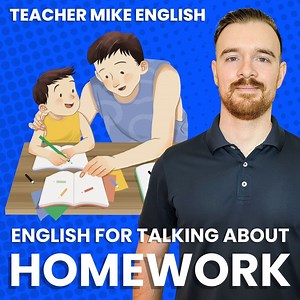 50K views · 7.6K reactions | Talking About Homework in English | Teacher Mike English | Facebook