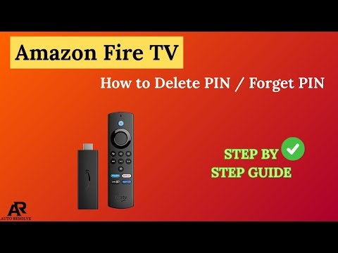 Amazon Fire TV: How to Delete PIN / Forget PIN