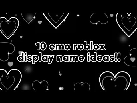10 emo roblox display name ideas!! || Kim The Great Gaming