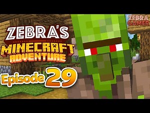 Zebra's Minecraft Adventure Part 29 - Curing a Zombie Villager!