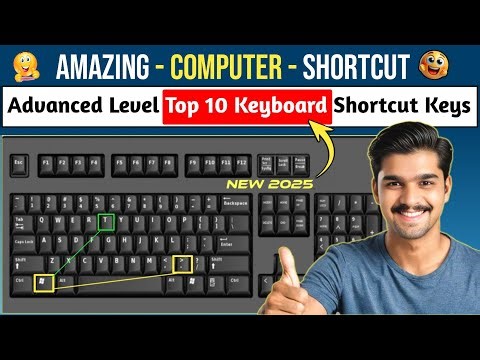 Top 10 Hidden Keyboard Tricks 2025 | Advanced Shortcuts for Faster Work