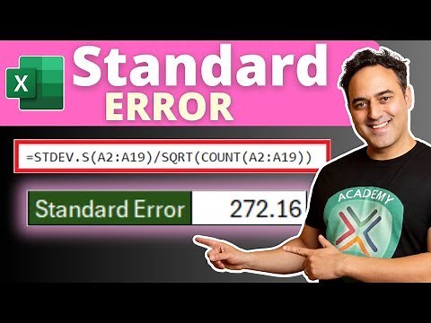 Calculate Standard Error in Excel Like a Pro!