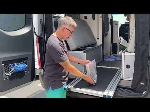 Cargo Tray Slide Out Installation