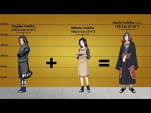 🍥 Naruto & Boruto: Parents and Child Heights Comparison