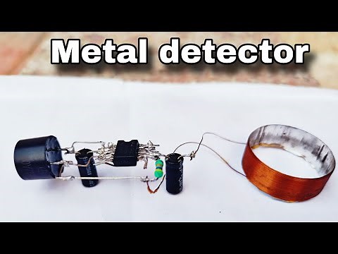 DIY Simple Metal Detector Using 555 Timer IC | Easy Electronics Project