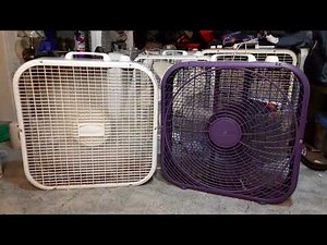 Galaxy VS Lasko box fans (a comparison)