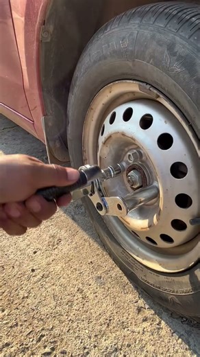Tire screws are easily removed