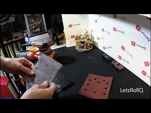 Ridgid sander paper setup