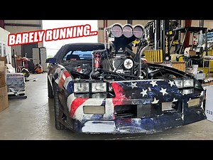 TOAST IS ALIVE! First Fire Up Of His NEW Supercharged Australian Burnout Engine!!!