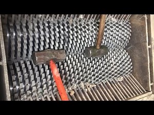The Monster Crusher Crushes All Scrap for Recycling！Powerful Shredder Machine！