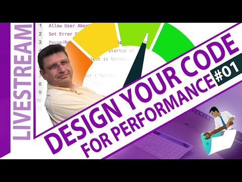 Design your code for Performance - Day 1