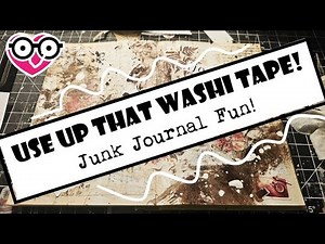 GOT WASHI TAPE & Need Ideas? Let's Use this stuff up! Junk journal Fun! The Paper Outpost! :)