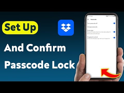How To Set Up And Confirm Passcode Lock On Dropbox (Updated)