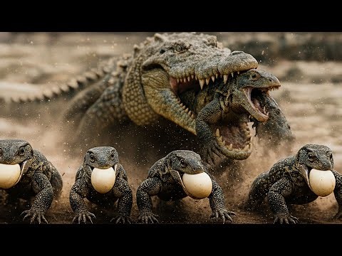 The Egg Heist and the Nile Crocodile’s Brutal Retaliation | Documentary