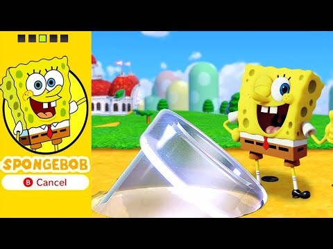 What Happens If you play Spongebob in Super Mario 3D World +? Bowser's Fury (HD)
