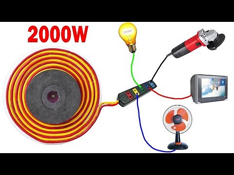 BUILD Your Own FREE Electric Generator At Home NOW!