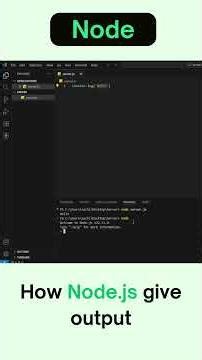 How Node.js Shows Output in Terminal ⚡ | REPL Explained #shorts #srprogramist