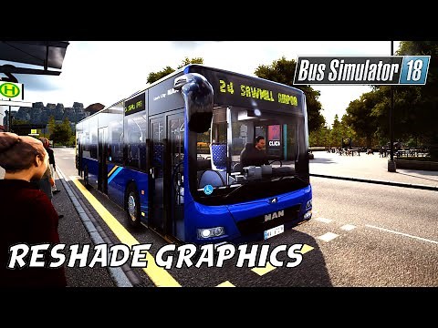 Bus Simulator 18 | HOW TO GET RESHADE GRAPHICS! Gameplay