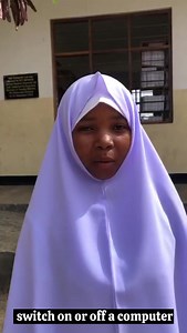 Husna Fadhili, a student at Kurasini Secondary School, Tanzania, talks about discovering computers thanks to the computer lab installed by Camara, and their impact.