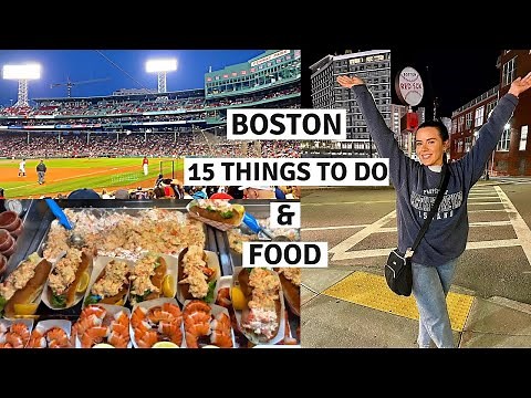 BOSTON TOUR - 15 Top Things to Do in Boston + Where to Eat! - Boston Travel Guide