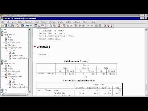 SPSS 16 - (2) Data Analysis pt 1