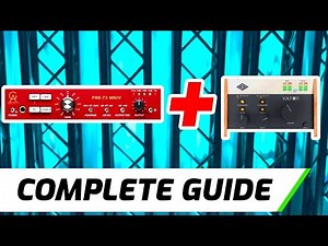 2 Ways To Connect Microphone Preamp to Audio Interface