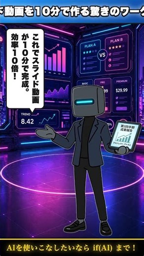 スライド動画を10分で作る驚きのワークフロー #Shorts