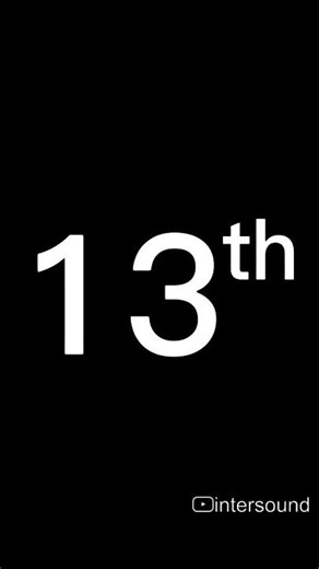 English Number 13th