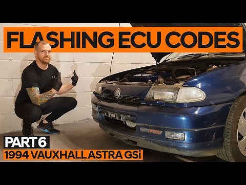 Part 6 - Flashing The ECU/Fault Codes - 1994 Red Top Vauxhall Astra GSi Project
